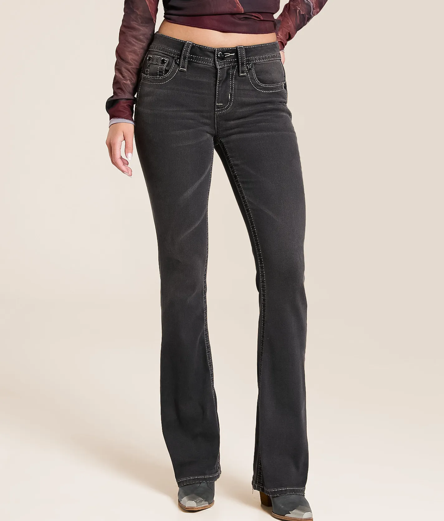 Jeans|Bottoms | Miss Me Mid-Rise Boot Stretch Jean G32