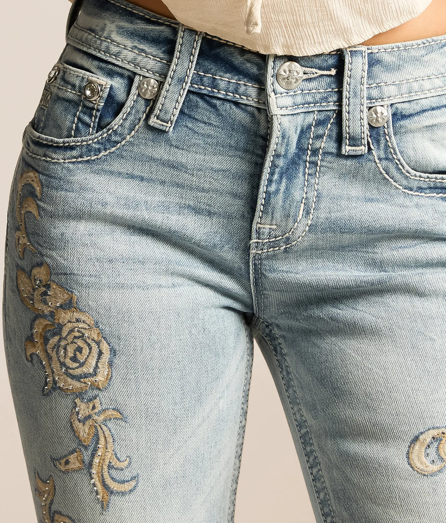 Miss Me Mid-Rise Boot Stretch Jean L360 New