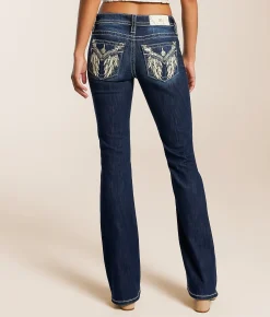 Miss Me Mid-Rise Boot Stretch Jean D1112 Sale