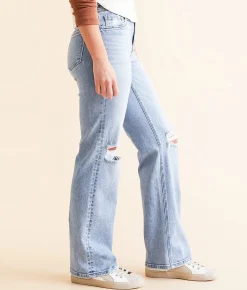 Flying Monkey Mid-Rise Classic Straight Stretch Jean Eccentric Best