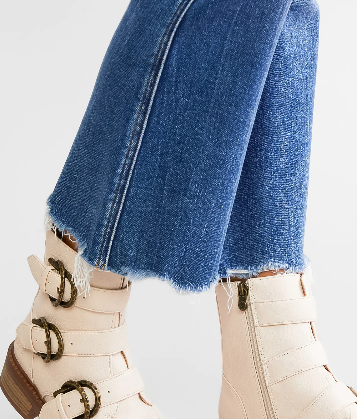 Jeans|Bottoms | Flying Monkey Mid-Rise Cropped Flare Stretch Jean Intrigue