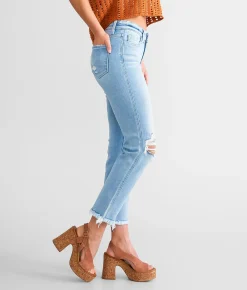 Jeans|Bottoms | Flying Monkey Mid-Rise Cropped Straight Stretch Jean Eminence