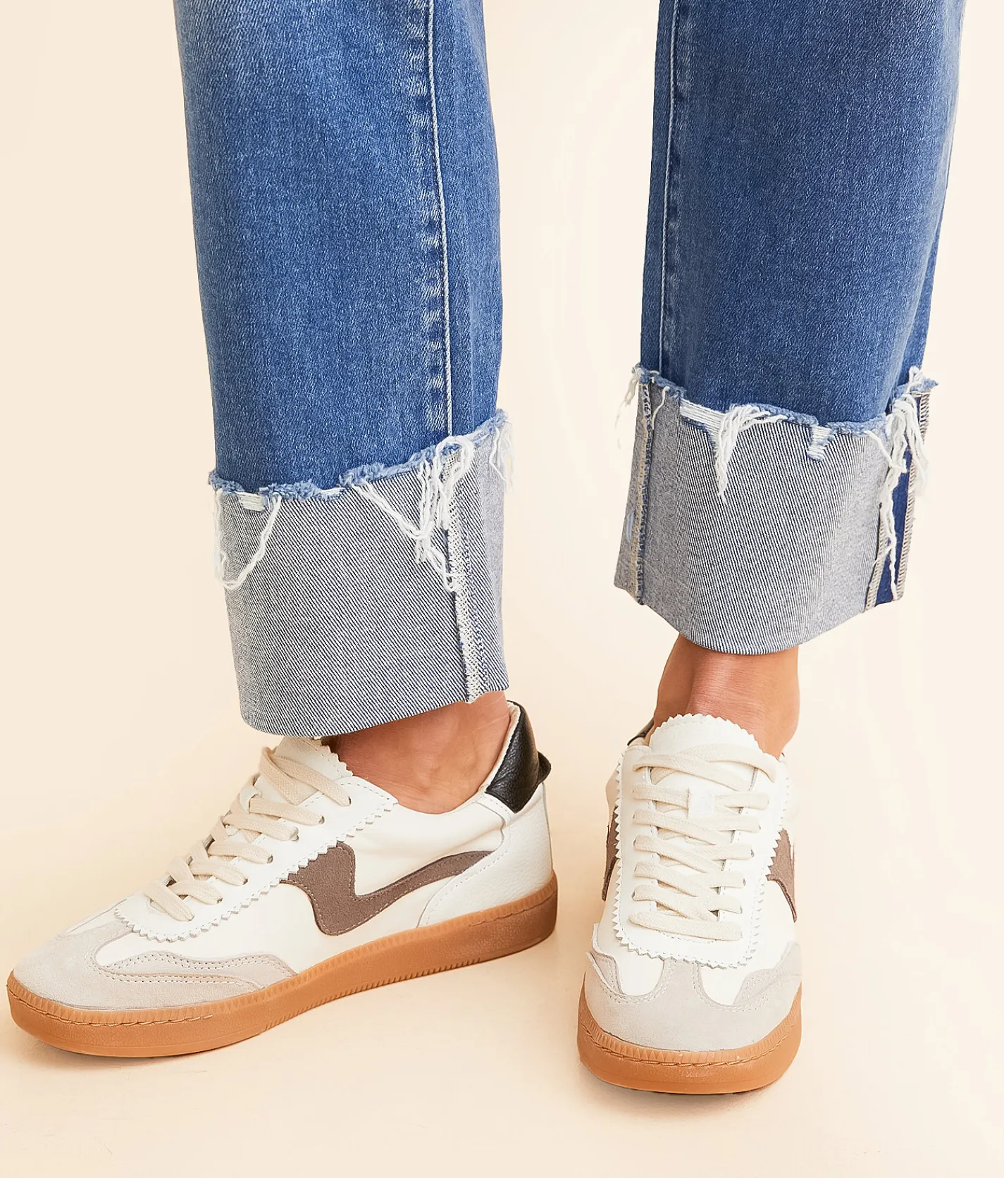 Jeans|Bottoms | Flying Monkey Mid-Rise Cropped Straight Stretch Jean Blue Fairy