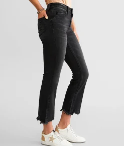 Flying Monkey Mid-Rise Cropped Straight Stretch Jean Trial Thing