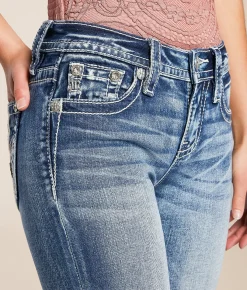 Jeans|Bottoms | Miss Me Mid-Rise Cuffed Stretch Capri Jean K1486