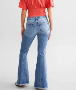 KanCan Signature Mid-Rise Flare Stretch Jean Nile Clearance