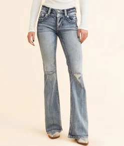 Jeans|Bottoms | Miss Me Mid-Rise Flare Stretch Jean M819C