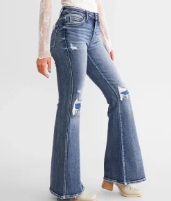 Flying Monkey Mid-Rise Flare Stretch Jean Pep New