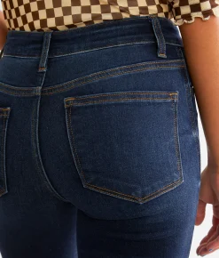 Jeans|Bottoms | Flying Monkey Mid-Rise Flare Stretch Jean Vail