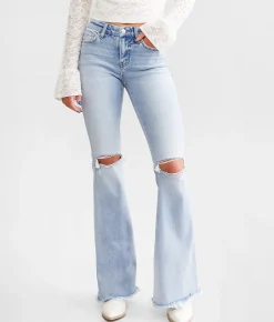 Flying Monkey Mid-Rise Flare Stretch Jean Double Take New
