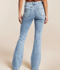 Flying Monkey Mid-Rise Flare Stretch Jean Valor Clearance