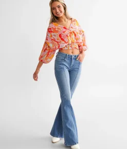 KanCan Signature Mid-Rise Flare Stretch Jean Larisa Online