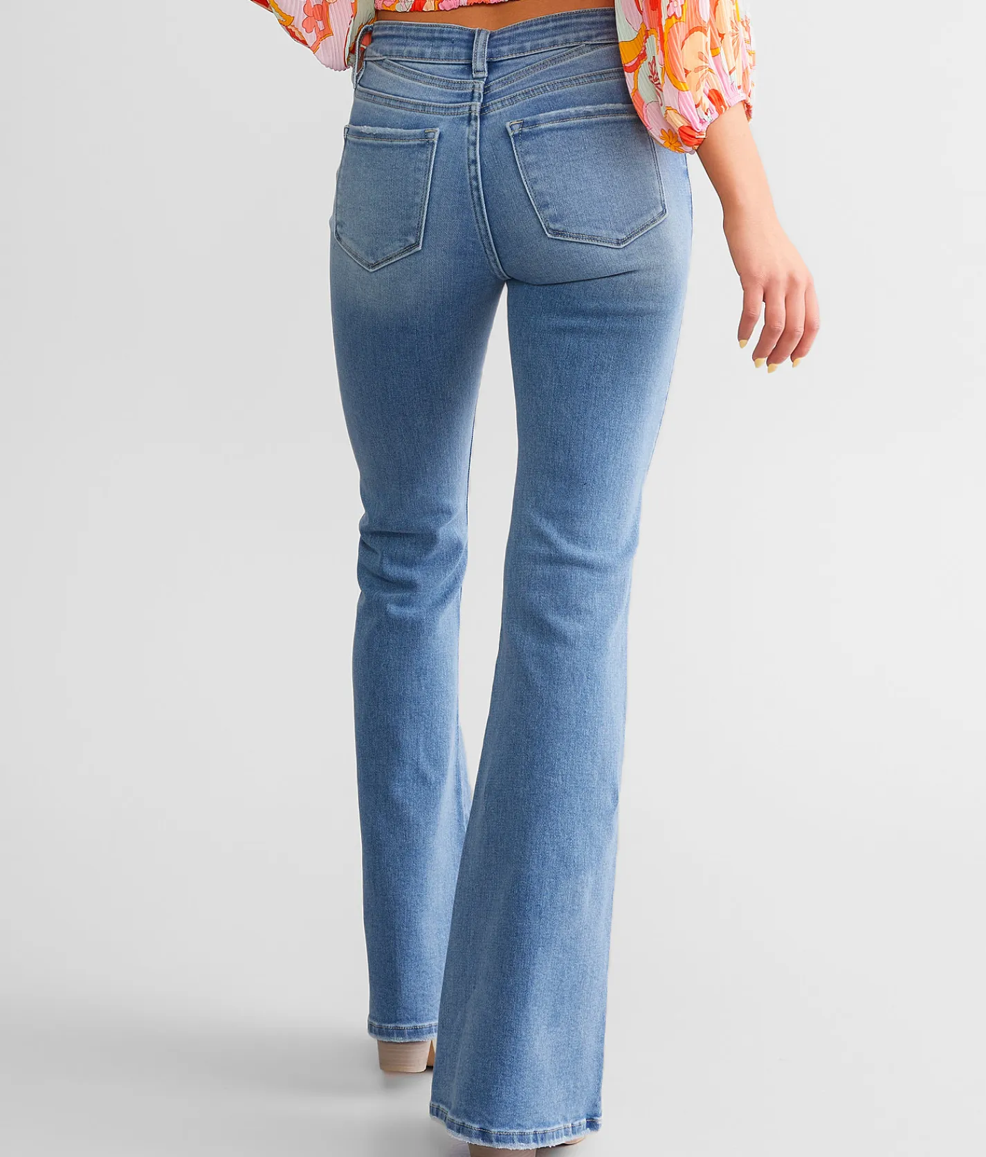 KanCan Signature Mid-Rise Flare Stretch Jean Larisa Online