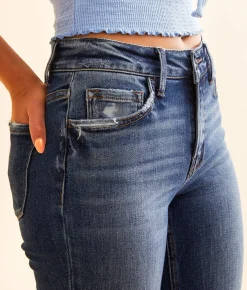 Flying Monkey Mid-Rise Flare Stretch Jean Invincible Sale