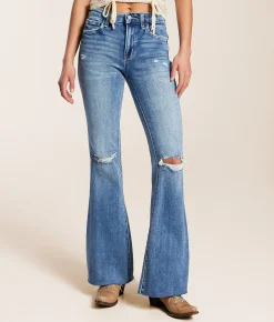 Flying Monkey Mid-Rise Flare Stretch Jean Satiate