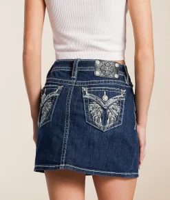 Bottoms | Miss Me Mid-Rise Mini Denim Stretch Skirt K1459