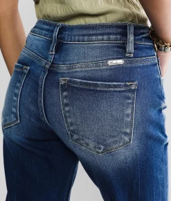 KanCan Signature Mid-Rise Relaxed Stretch Jean Laura Clearance