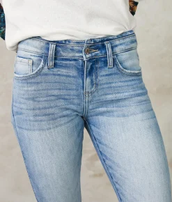 KanCan Signature Mid-Rise Skinny Stretch Jean Mckenna Clearance