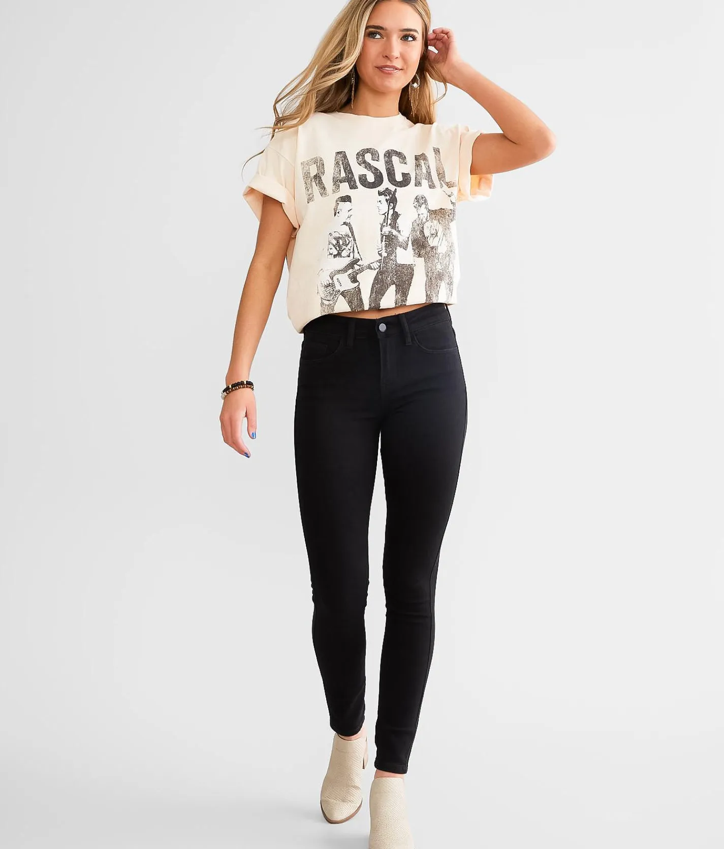 Flying Monkey Mid-Rise Skinny Stretch Jean Was Mine