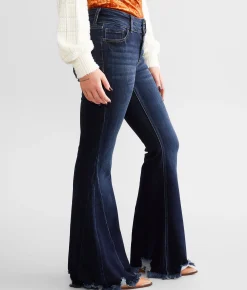 KanCan Signature Mid-Rise Super Flare Stretch Jean Pam Clearance