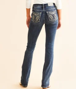Jeans|Bottoms | Miss Me Mid-Rise Tailored Boot Stretch Jean M755C
