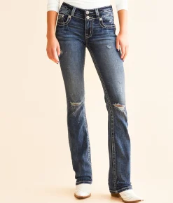 Jeans|Bottoms | Miss Me Mid-Rise Tailored Boot Stretch Jean M755C