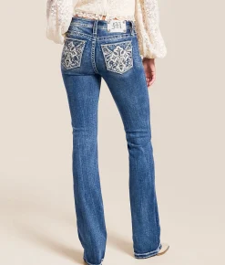 Jeans|Bottoms | Miss Me Mid-Rise Tailored Boot Stretch Jean K1530