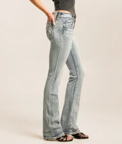 Miss Me Mid-Rise Tailored Boot Stretch Jean M1077B Sale