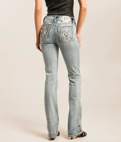 Miss Me Mid-Rise Tailored Boot Stretch Jean M1077B Sale