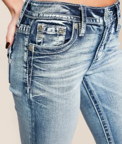 Jeans|Bottoms | Miss Me Mid-Rise Tailored Boot Stretch Jean M1015