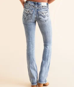 Jeans|Bottoms | Miss Me Mid-Rise Tailored Boot Stretch Jean M383
