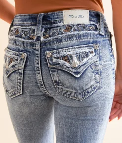 Jeans|Bottoms | Miss Me Mid-Rise Tailored Boot Stretch Jean M383