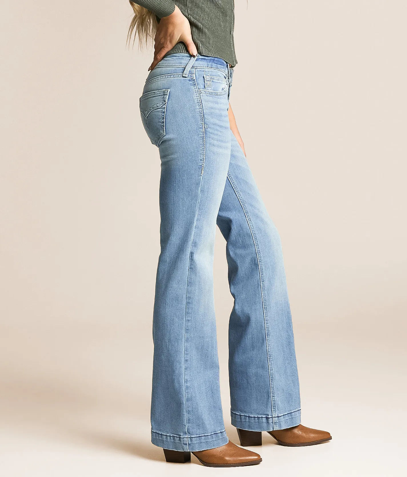 Jeans|Bottoms | Ariat Mid-Rise Trouser Stretch Jean Yuba