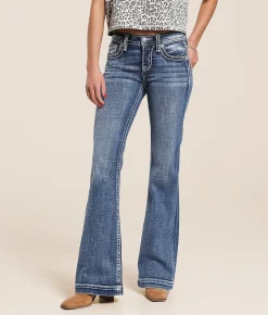 Bottoms | Miss Me Mid-Rise Trouser Stretch Jean K1373