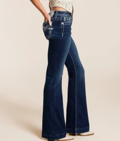Miss Me Mid-Rise Trouser Stretch Jean D1142 Best