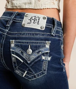 Miss Me Mid-Rise Trouser Stretch Jean D1142 Best
