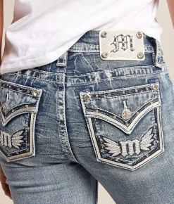 Miss Me Mid-Rise Universal Stretch Cuffed Capri Jean M1015 Discount