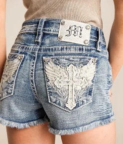 Miss Me Mid-Rise Universal Stretch Short L268 Sale