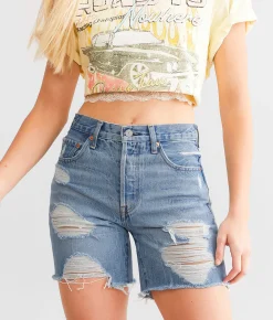 Bottoms|Shorts | Levi's® 501 Mid Thigh Short Camp Point