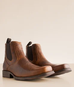 Ariat Midtown Rambler Leather Chelsea Boot Barn Brown New