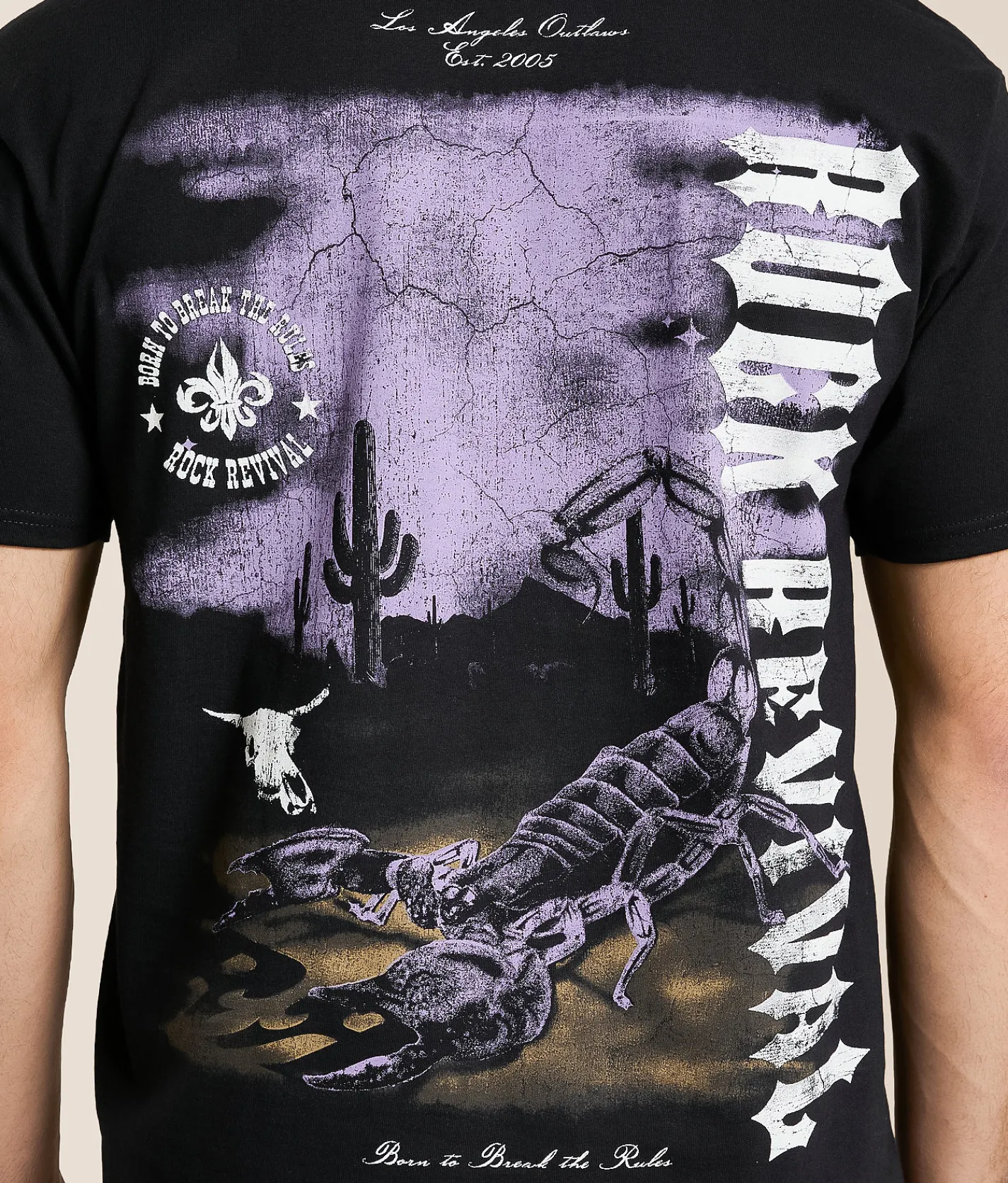 Tops|Graphic T-Shirts | Rock Revival Mike T-Shirt Vintage Black