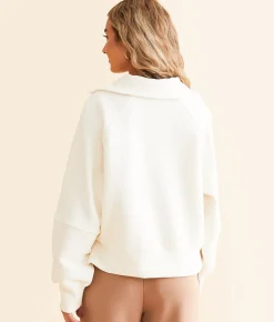 Tops | Varley Miland Sweater Ivory