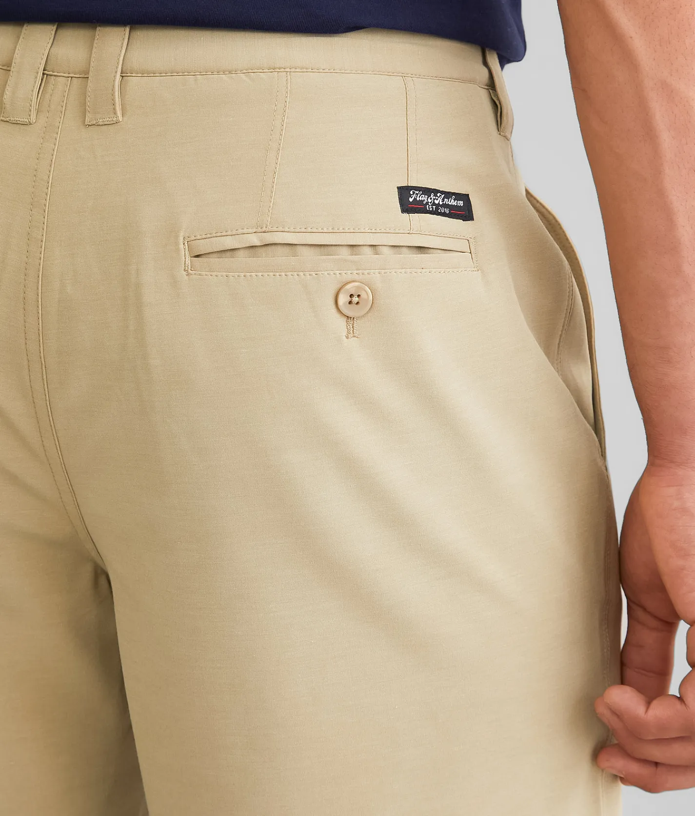 Bottoms|Shorts | Flag & Anthem Millen Performance Stretch Walkshort Khaki