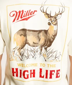 American Needle Miller High Life Deer T-Shirt Cream Online