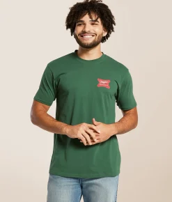 American Needle Miller High Life Duck T-Shirt Smoke Pine Outlet