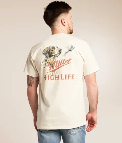 Tops | tee luv Miller High Life Huntin Dog T-Shirt Vintage White