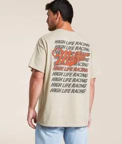 Tops|Graphic T-Shirts | Junkfood Miller High Life T-Shirt Sand