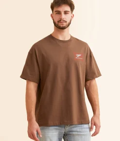 tee luv Miller High Life T-Shirt Army Brown