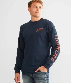 Graphic T-Shirts | tee luv Miller High Life T-Shirt Navy