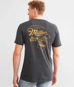 Graphic T-Shirts | tee luv Miller High Life T-Shirt Vintage Black